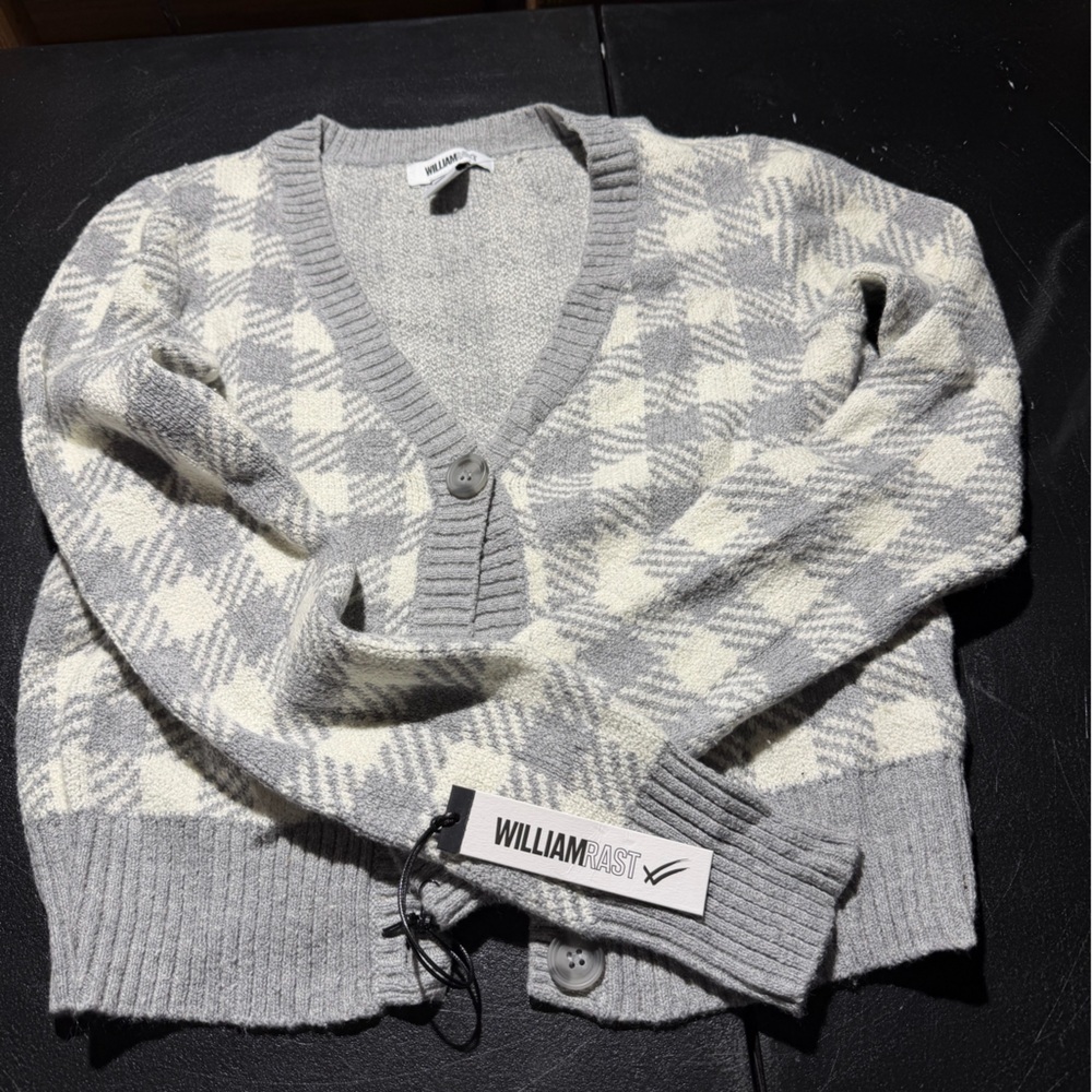 NWT William Rast Heather Gray Knit Sweater XS